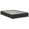 vidaXL Letto con Contenitore Nero 140 x 190 cm Legno multistrato