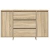 vidaXL Credenza Rovere Sonoma 120 x 41 x 75 cm Legno multistrato