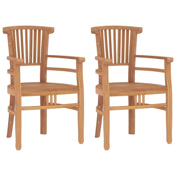 vidaXL Set da Pranzo per Giardino 3 pz in Legno Massello di Teak