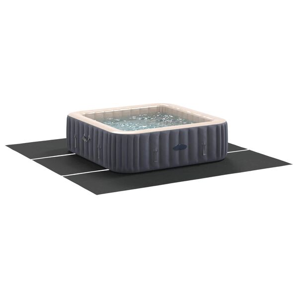 vidaXL Telo per Fondo Piscina Nero 396 x 396 x 0,1 cm
