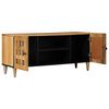 vidaXL Mobile TV Naturale 105 x 33,5 x 46 cm Legno di mango massello