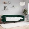 vidaXL Letto da Giorno Verde Scuro 90x200 cm in Velluto
