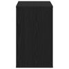 vidaXL Credenza Rovere Nero 60 x 30 x 50 cm Legno multistrato