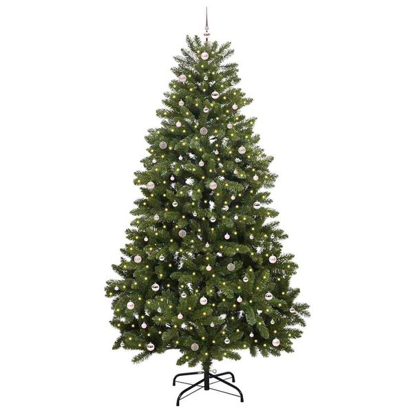 vidaXL Albero di Natale artificiale Verde 300 cm PVC e Metallo