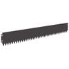 vidaXL Bordura per Prato 30 pz 103 x 15 cm Acciaio Nero