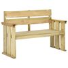 vidaXL Panca da Giardino 121 cm in Legno di Pino Impregnato