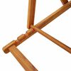 vidaXL Sedia da spiaggia 2 pcs Marrone x Legno massello di acacia