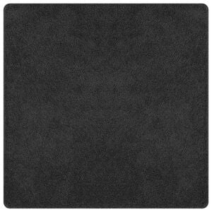 vidaXL Tappeto Shaggy Antiscivolo Grigio Scuro 120 x 120 cm PP