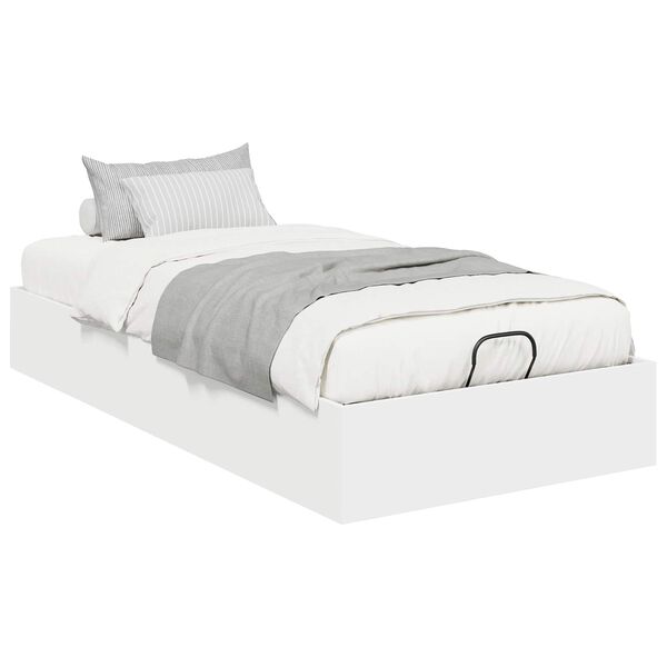 vidaXL Letto ottomano Bianco 193 x 120 x 25 cm Truciolare