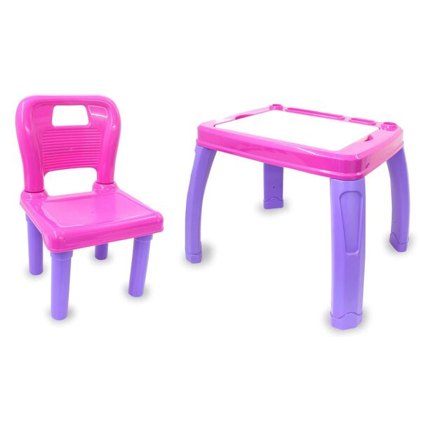 JAMARA Dinette per Bambini 2 pz Lets Study Rosa