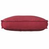 vidaXL Cuscino Rosso Vino 70 x 40 x 12 cm Tessuto Oxford