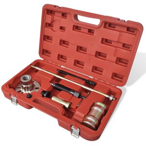 vidaXL Set Estrattore Mozzi Ruota Idraulico con Maglio 10 T