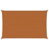 vidaXL Vela da ombra solare Arancione e Marrone 8 x 5 m