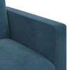 vidaXL Divano 2 pcs Blu 138 x 78 x 80 cm Velluto