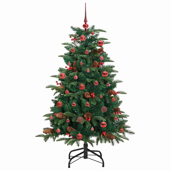 vidaXL Albero di Natale artificiale con 150 LED Verde 150 cm