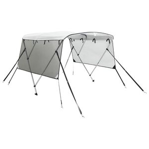 vidaXL Bimini di Prua Pareti Laterali Rete 3 Archi 183x(154-167)x137cm