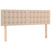 vidaXL Testiera Cappuccino 144x5x78/88 cm in Similpelle