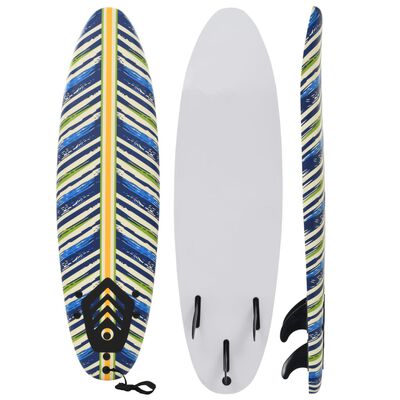 vidaXL Tavola da Surf 170 cm Design a Foglia
