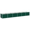 vidaXL Letto rialzato da giardino Verde 480 x 80 x 55 cm