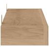 vidaXL Mensole da Parete 2 pz 90x15x4 cm in Legno Massello di Teak