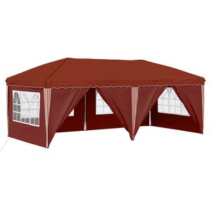vidaXL Tenda per feste a pop-up 575 x 288 x 245 cm Terracotta