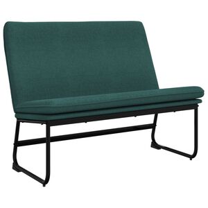 vidaXL Panca Verde Scuro 100x75x76 cm in Tessuto