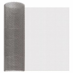 vidaXL Rete per schermatura 40 x 500 cm 3 Mesh Argento