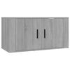 vidaXL Mobile Porta TV a Parete grigio sonoma 80x34,5x40 cm
