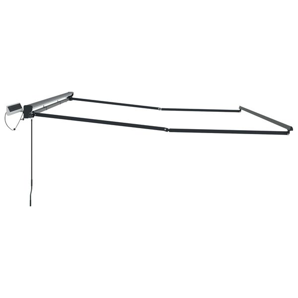 vidaXL Struttura della tenda elettrica retrattile Bianco 2,5 x 2 m