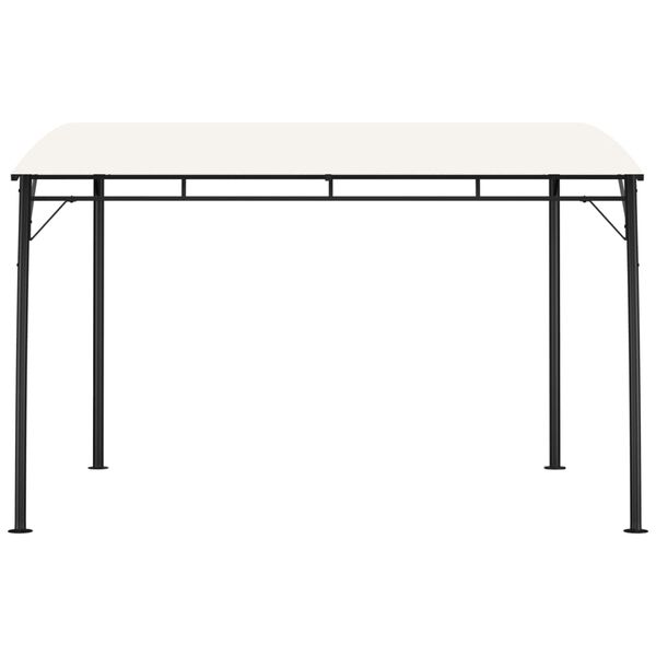 vidaXL Tenda Parasole da Giardino 3x3x2,55 m Crema