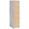 vidaXL Credenza Grigio Cemento 30x42,5x124 cm in Legno Multistrato