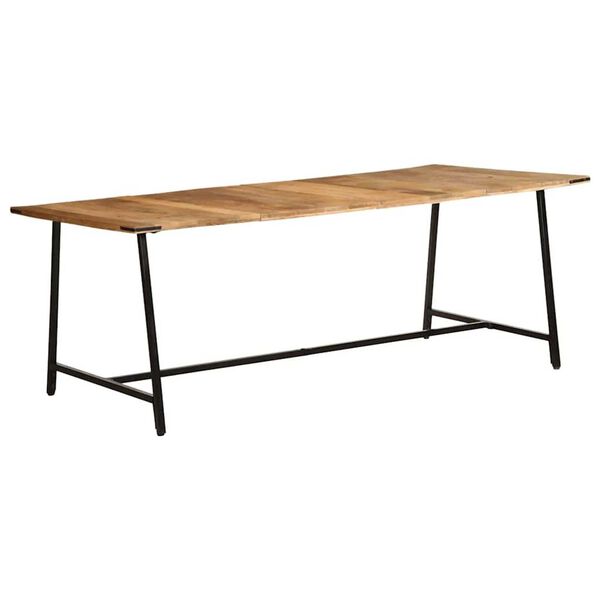 vidaXL Tavolo da Pranzo 200x100x75 cm in Legno Massello di Mango
