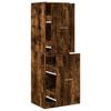 vidaXL Armadietto da Farmacia Rovere Fumo 40x41x144,5 cm in Truciolato