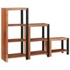 vidaXL Libreria 3 pcs Marrone 50 x 30 x 110 cm