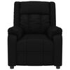 vidaXL Poltrona Alzapersona Massaggiante Nera in Similpelle