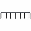 vidaXL Tavolo da Pranzo da Giardino Antracite 350 x 100 x 73 cm