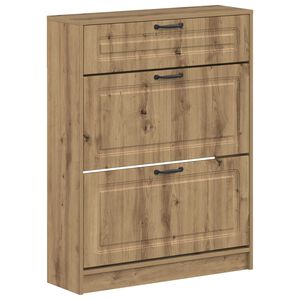 vidaXL Mobile per scarpe UTRECHT 78 x 24 x 100 cm Legno ingegnerizzato