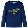 Maglietta da Bambino a Maniche Lunghe Blu Marino 128