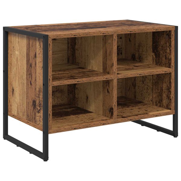 vidaXL Mobile per scarpe Legno vecchio 60 x 35 x 44 cm