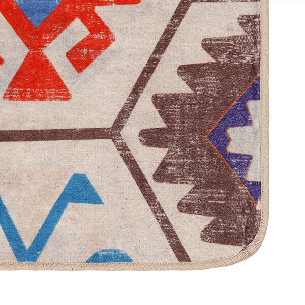 vidaXL Tappeto Lavabile Multicolore 190x300 cm Antiscivolo