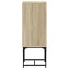 vidaXL Mobile con Anta in Vetro Rovere Sonoma 35x37x100 cm