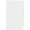 vidaXL Mobile Lavabo Bianco 59x37x59 cm in Truciolare
