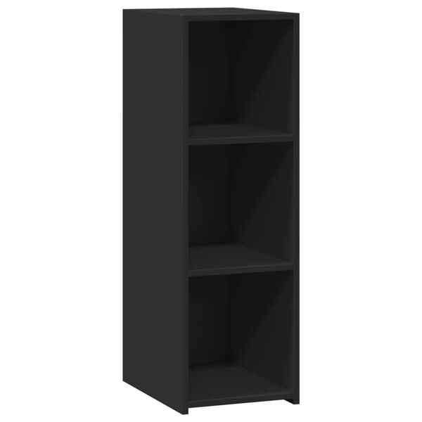 vidaXL Credenza Nera 30x41x93 cm in Legno Multistrato