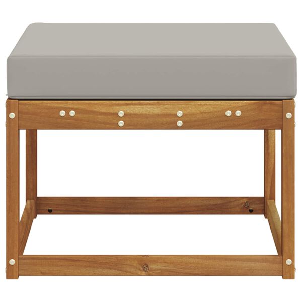 vidaXL Poggiapiedi da Esterno Legno di Acacia Massello Naturale