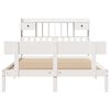 vidaXL Letto Libreria senza Materasso Bianco 140x190 cm Legno di Pino