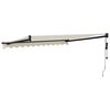 vidaXL Tenda Sole Automatica Retrattile Crema 3x2,5 m