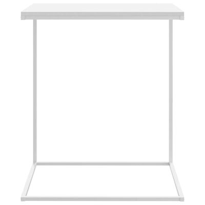 vidaXL Tavolino da Salotto Bianco 55x35x66 cm in Legno Multistrato