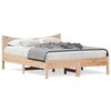 vidaXL Letto senza Materasso 135x190 cm in Legno Massello di Pino