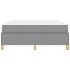 vidaXL Struttura del letto Grigio chiaro 140 x 200 cm Tessuto