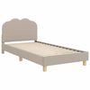 vidaXL Struttura letto bambini con testata Grigio chiaro 90 x 190 cm